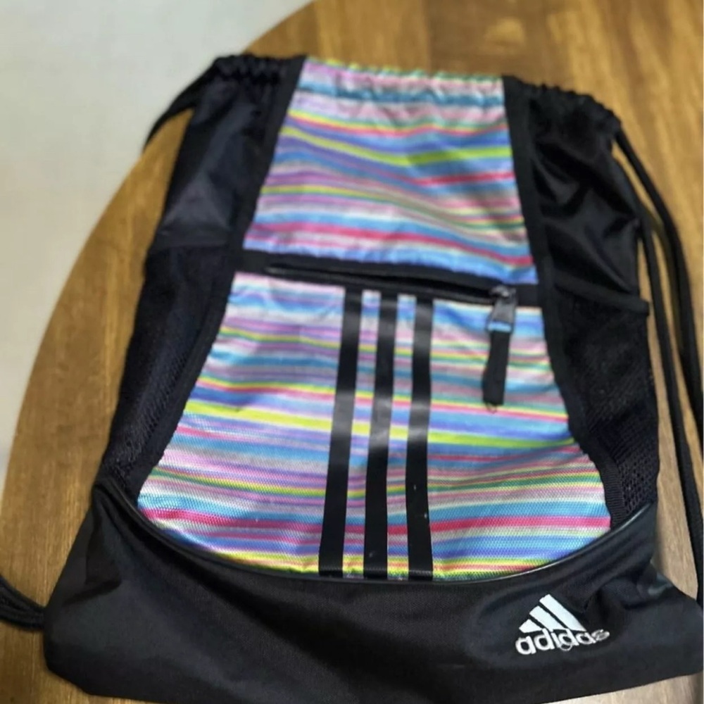 Adidas Multicolor Drawstring Bag